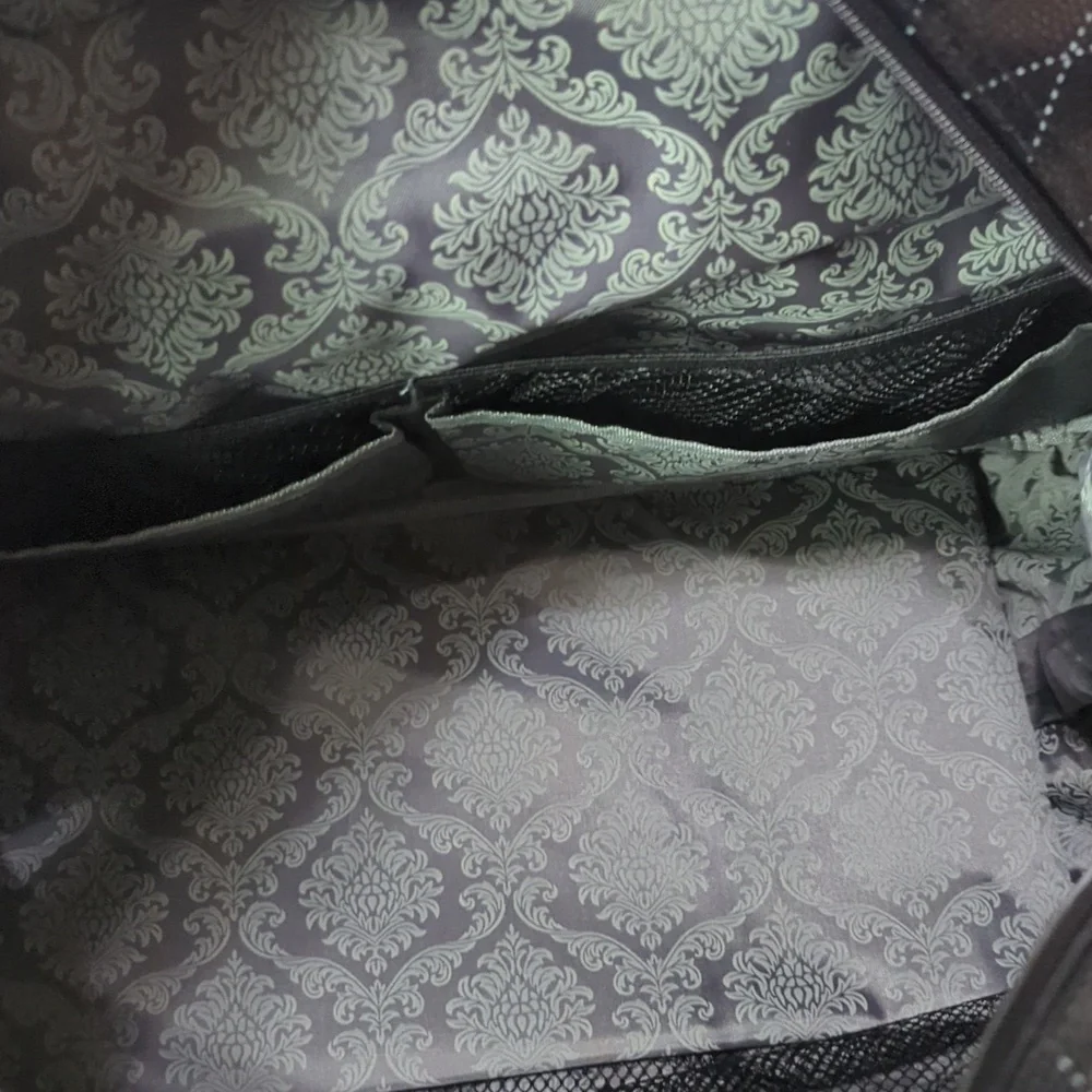 Mary Kay Black and Cream Makeup Consultant Bag NWOT